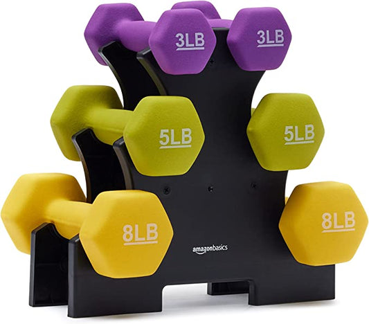 Roll over image to zoom in Amazon Basics Neoprene Workout Dumbbell